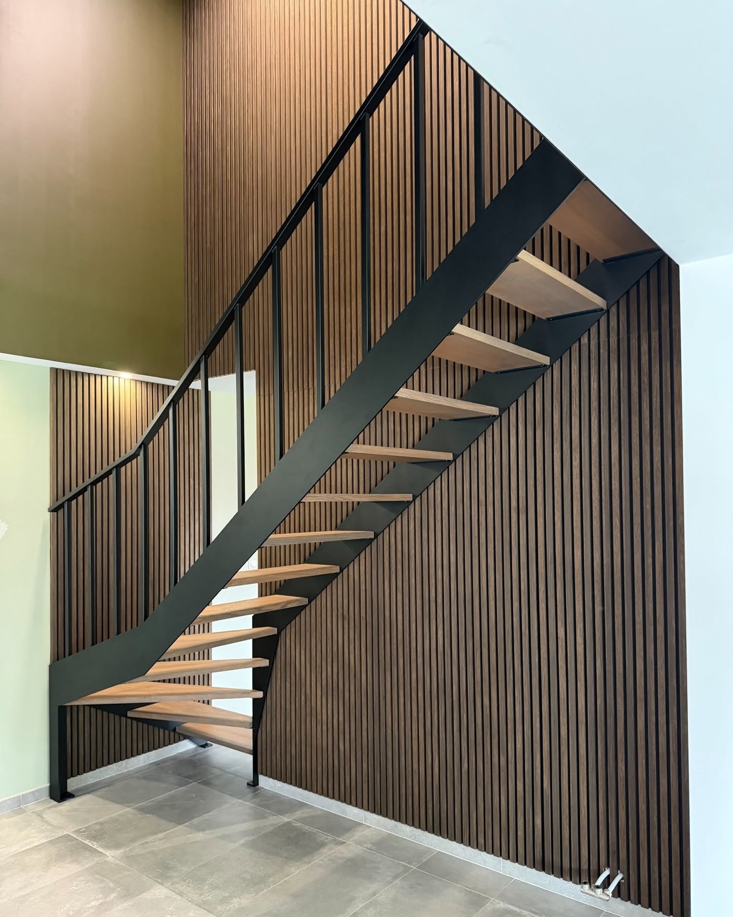 Escalier architectural, réalisation AD Créateur